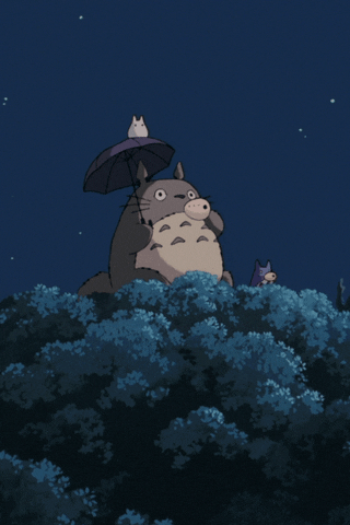 Totoro waving